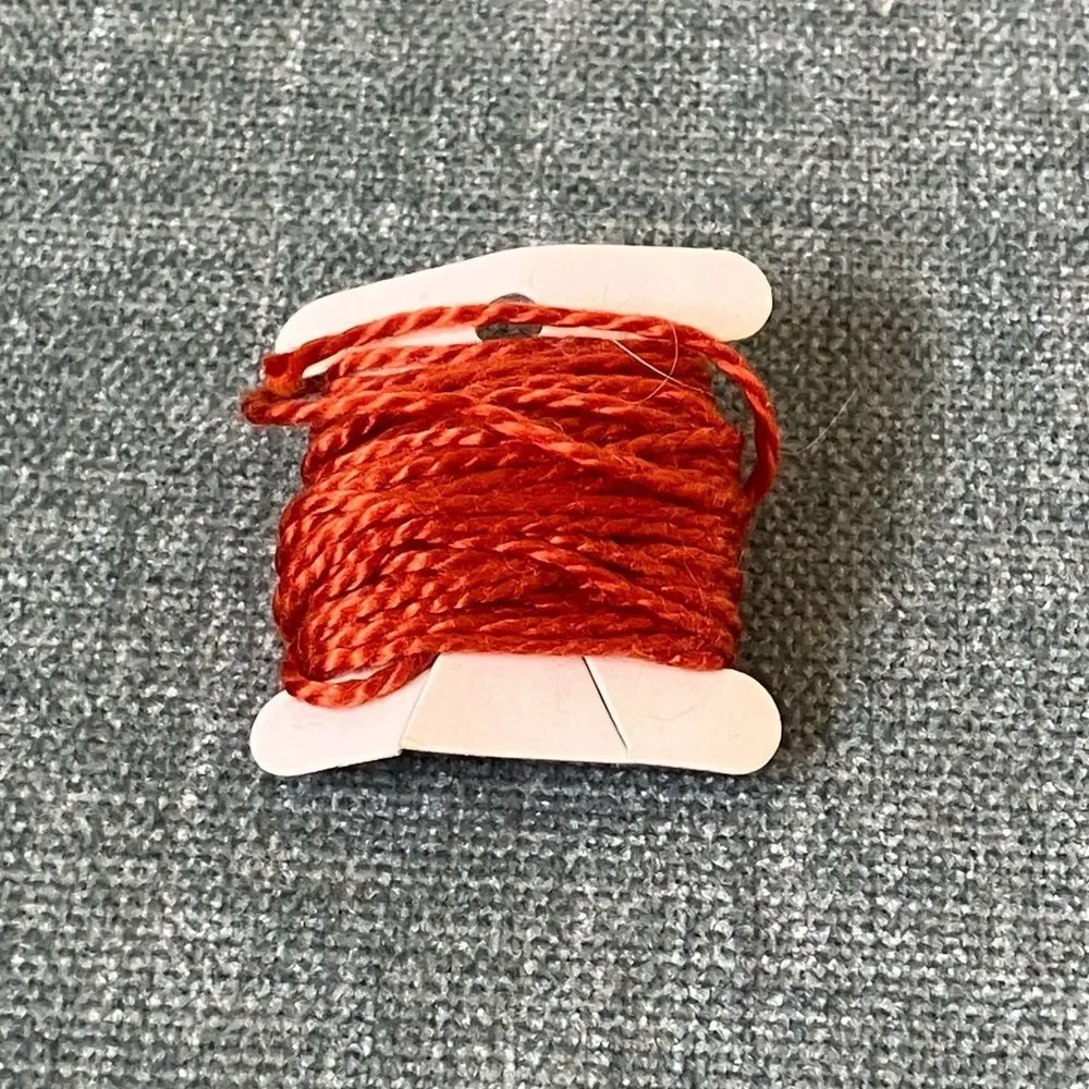Orange Needlepoint Thread Yarn